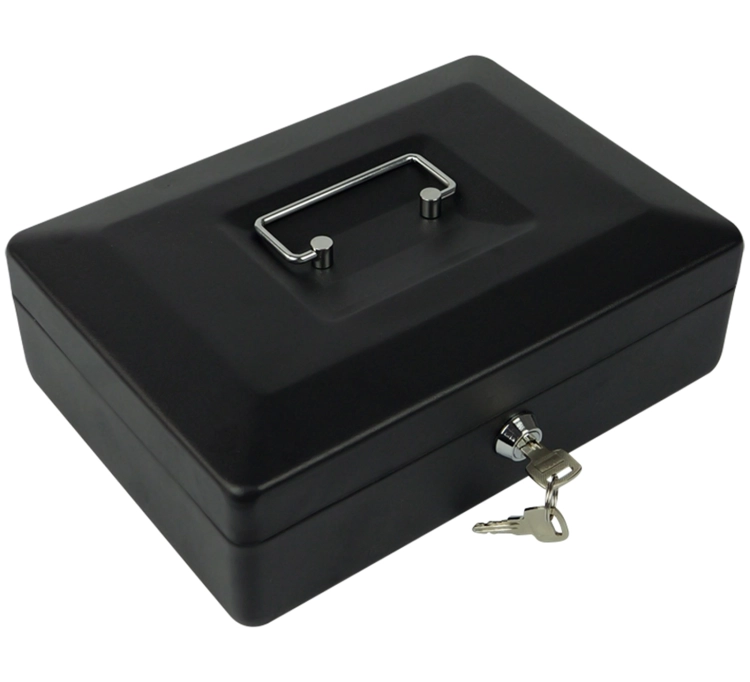 Kasetka na pieniądze z sześcioma przegrodami na monety, zamylana na klucz HD-CB25-6