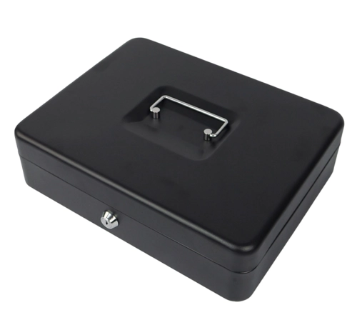 Kasetka na monety i banknoty, 5 przegród, duża, zamykana na klucz HD-CB30-5