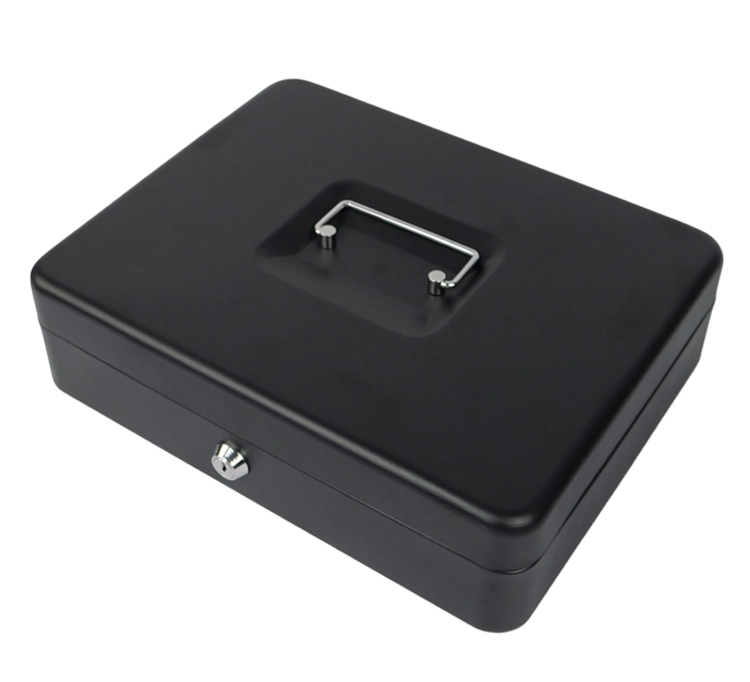 Kasetka na monety i banknoty, 5 przegród, duża, zamykana na klucz HD-CB30-5