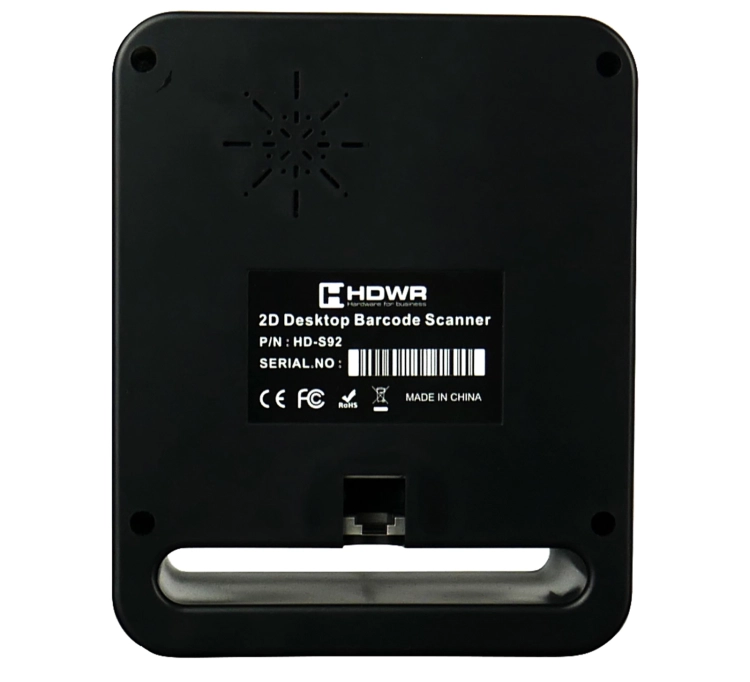 Skaner QR i kodów kreskowych przewodowy USB, skanowanie automatyczne HD-S92