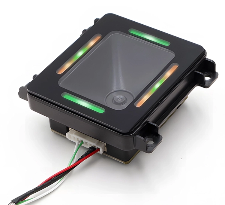 Moduł skanujący kody QR i kreskowe do zabudowy, przewodowy z RFID 13,56 mHz, interfejs RS232 HD-SM820