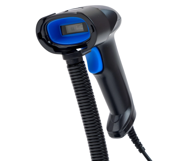 Skaner do kodów kreskowych przewodowy USB, automatyczny z podstawką HD10C