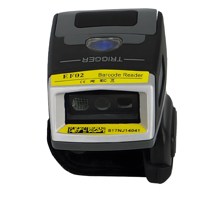 Skaner QR i kodów kreskowych, pierścieniowy na palec, Bluetooth, lekki i kompaktowy HD750R