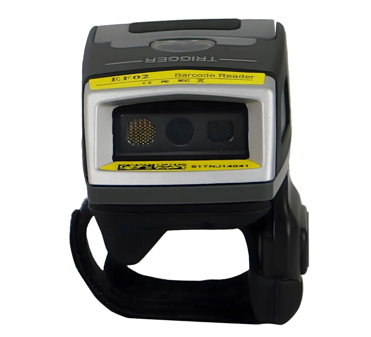 Skanr mobilny do kodów QR AZTEC i kreskowych, zakładany na palec, Bluetooth, lekki HD750R