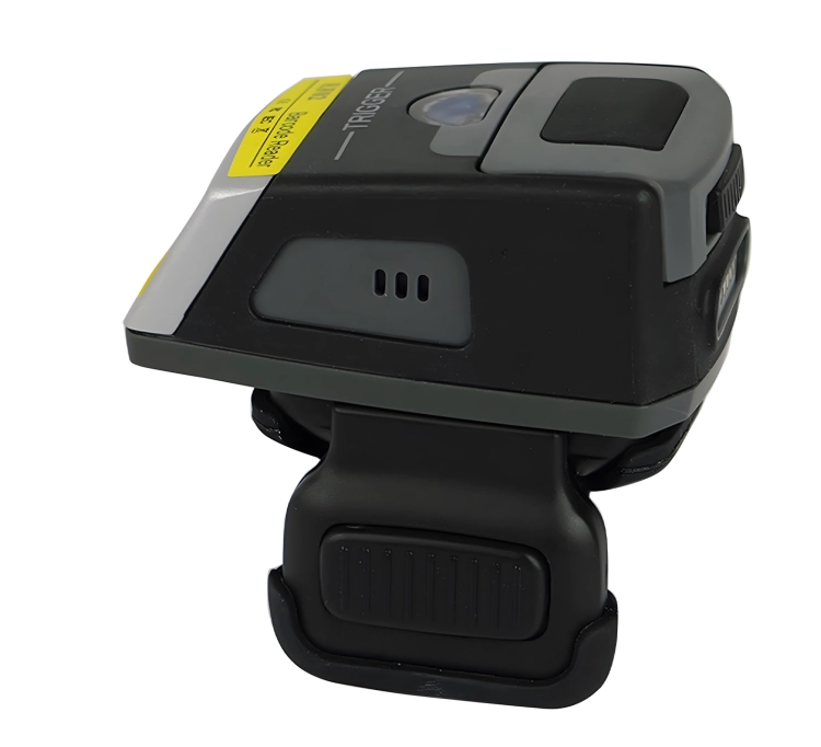 Skaner pierścieniowy kodów QR i kreskowych na palec, bezprzewodowy Bluetooth HD750R