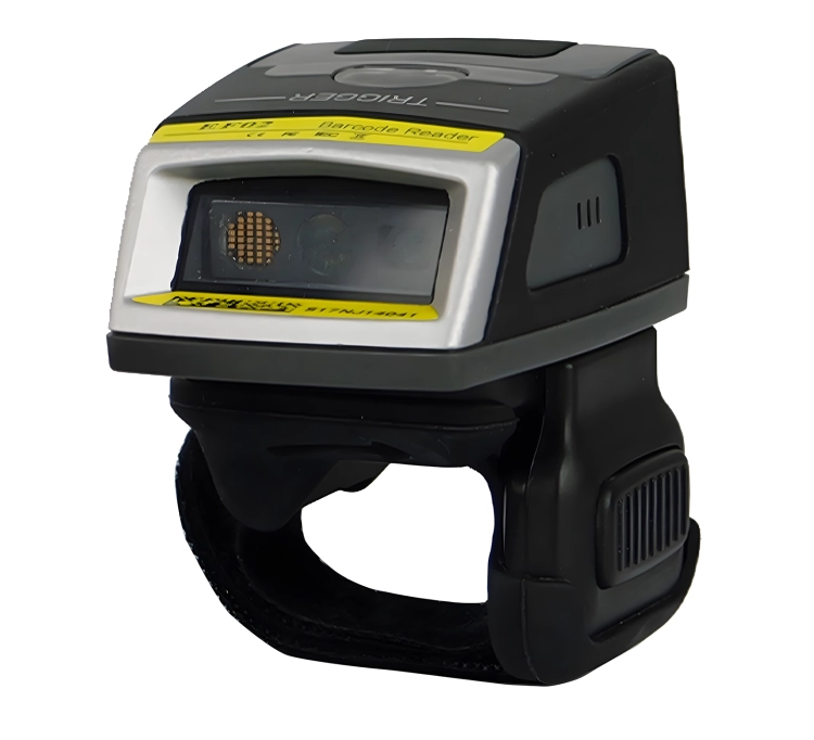 Czytnik QR i kodów kreskowych pierścieniowy, mobilny Bluetooth, na palec HD750R