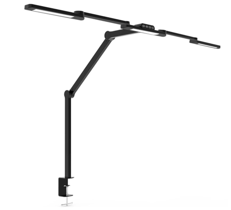 Lampa biurkowa LED regulowana kreślarska, montowana na śrubę zaciskową LumixDesk-02