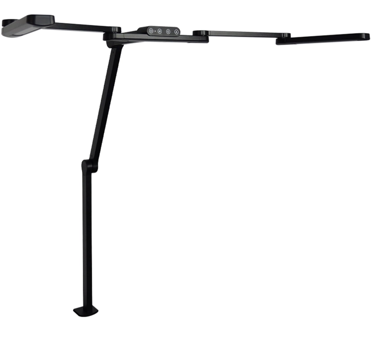 Lampka biurkowa LED, regulowana, 1300 lumenów, montowana na śrubę zaciskową LumixDesk-02