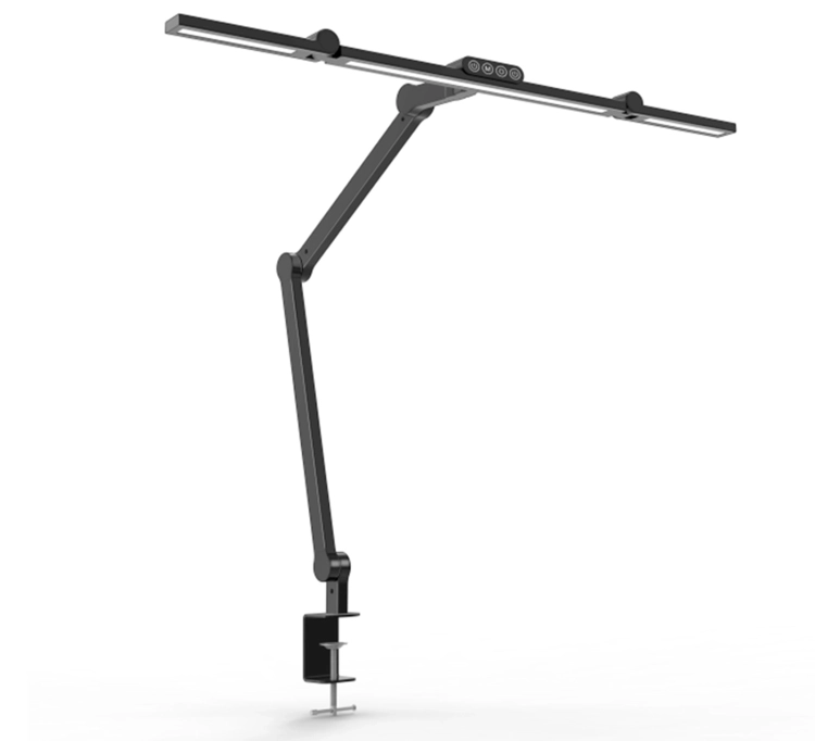 Lampa kreślarska LED regulowana jasność i ustawienie, biurkowa, bezcieniowa LumixDesk-03