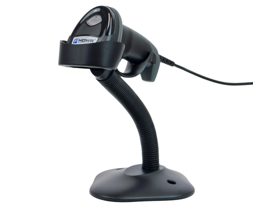Czytnik QR i kodów kreskowych z podstawką USB przewodowy HD870A