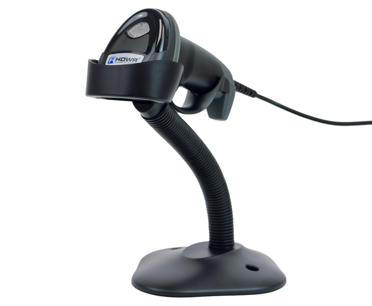 Czytnik QR i kodów kreskowych z podstawką USB przewodowy HD870A