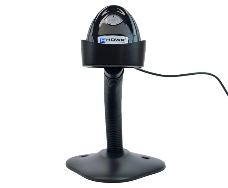 Czytnik QR i kodów kreskowych z podstawką USB przewodowy HD870A