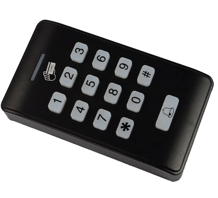 Szyfrator na kartę RFID 125 kHz i hasło, do drzwi zewnętrznych, kompaktowy SecureEntry-AC100