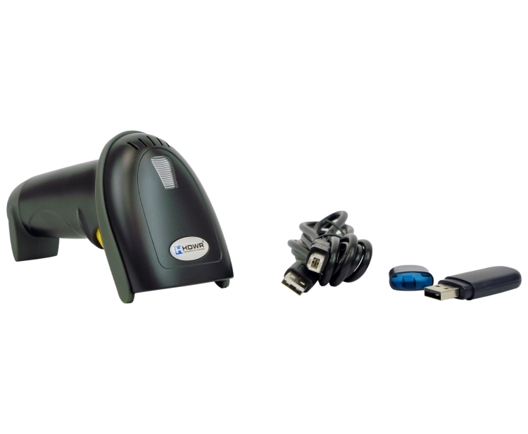 Czytnik magazynowy do kodów kreskowych, WIFI 2.4G, Bluetooth, wbudowana pamięć HD77