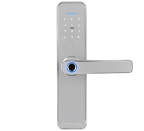 Klamka elektroniczna na kartę RFID 13,56 mHz, odcisk palca, hasło, zamek do drzwi SecureEntry-HL200