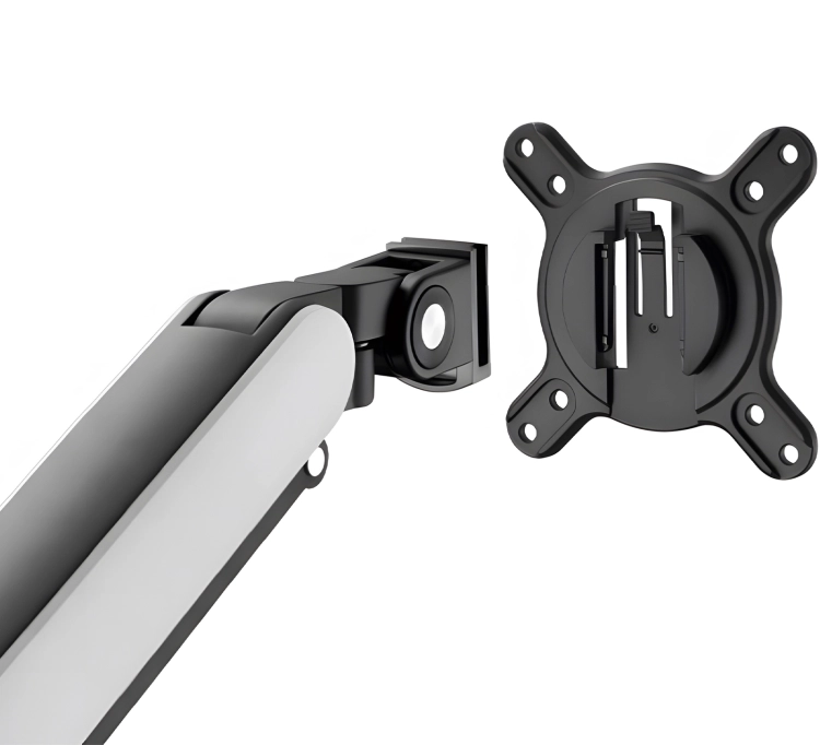 Uchwyt biurkowy na monitor z portami USB, standard VESA, 17-32 cale SolidHand-ES01U