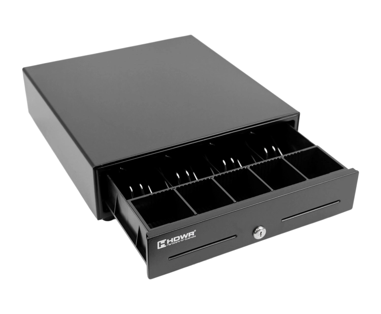 Szuflada podblatowa do kasy fiskalnej, na pieniądze, zamykana na klucz, stalowa HD-KER33