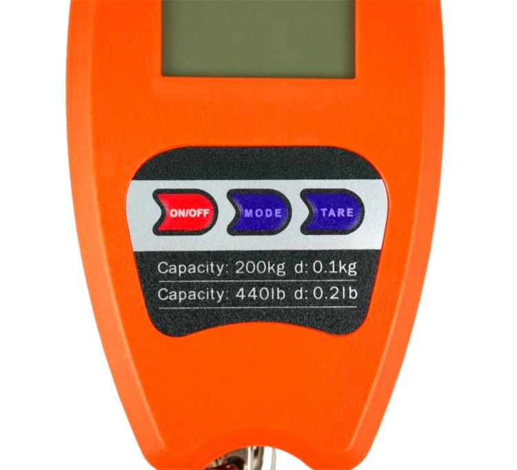 Waga wisząca ze składanym hakiem na baterie, bezprzewodowa, wędkarska, bagażowa wagPRO-H200