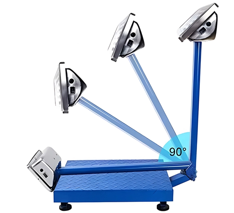 Waga do paczek platformowa do 150 kg, bezprzewodowa z wyświetlaczem wagPRO-P150