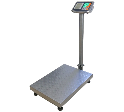 Waga magazynowa do 500 kg z metalową platformą ważącą, bezprzewodowa 4Ah, dokładność 200g wagPRO-P500