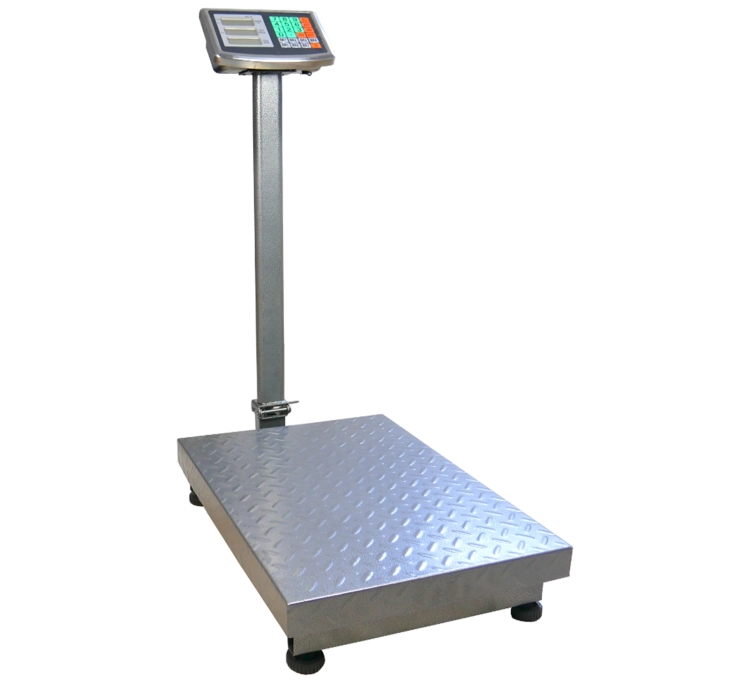 Waga towarowa z metalową platformą ważącą do 500 kg, elektroniczna do magazynu wagPRO-P500