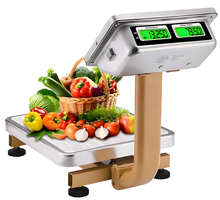 Waga pocztowa kompaktowa, elektroniczna, bezprzewodowa, platformowa do 60 kg wagPRO-P60