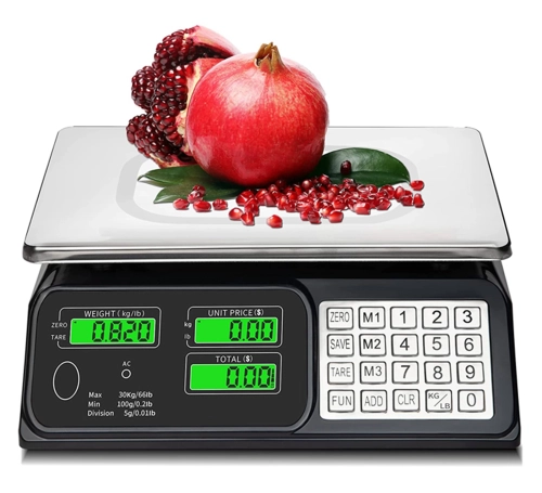 Waga spożywcza do 30 kg, elektroniczna, sklepowa, bezprzewodowe działanie do 2 dni wagPRO-S30A