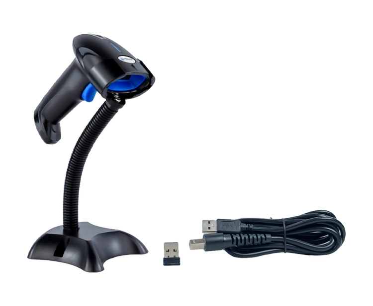 Skaner QR kodów 1D/2D, bezprzewodowy z podstawką i automatem HD1100A