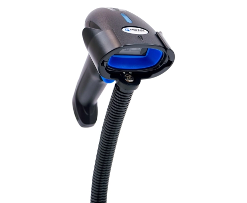 Czytnik kodów paskowych, skaner WIFI, bezprzewodowy z podstawką i wbudowaną pamięcią HD44A