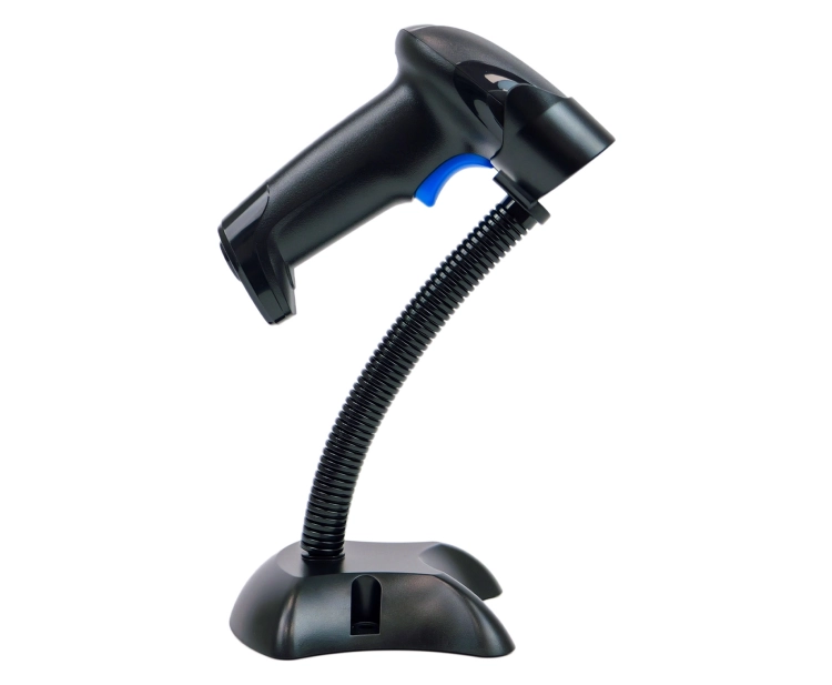 Czytnik kodów paskowych, skaner WIFI, bezprzewodowy z podstawką i wbudowaną pamięcią HD44A