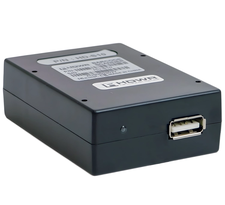 Stacjonarny czytnik kodów kreskowych z automatycznym skanem, przewodowy USB HD-S10