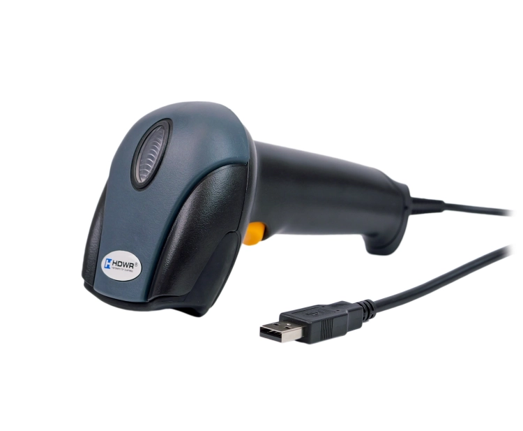 Skaner do kodów kreskowych, automatyczne skanowanie, przewodowy z podstawką HD29A