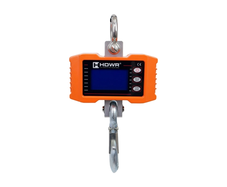 Waga podwieszana z hakiem i pilotem zdalnej obsługi do 500 kg, bezprzewodowa z ekranem LCD wagPRO-H500P