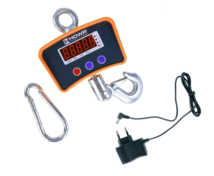 Waga elektroniczna wisząca hakowa do 500 kg z wyświetlaczem wagPRO-H500