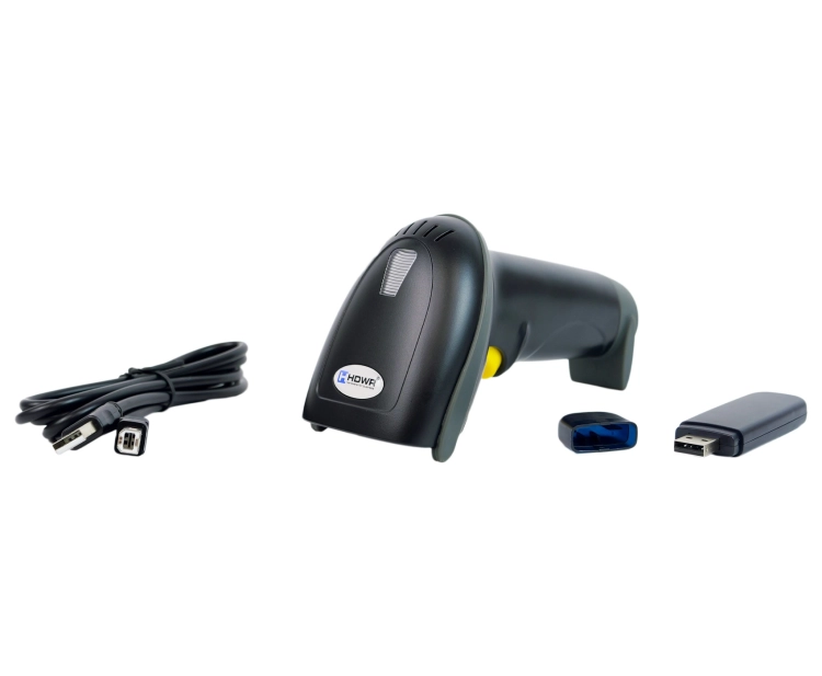 Skaner magazynowy do kodów kreskowych z wbudowaną pamięcią, bezprzewodowy WIFI HD43