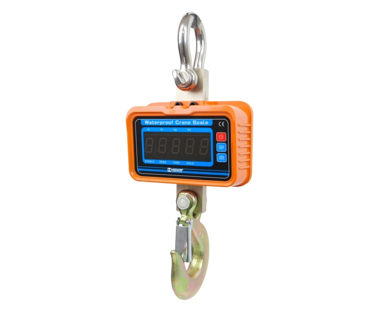 Waga zawieszana z hakiem i udźwigiem do 2 ton, zdalna obsługa za pomocą pilota wagPRO-H2000