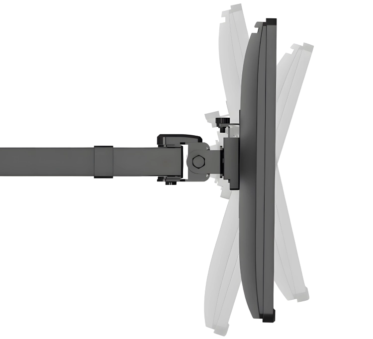 Ramię na 2 monitory na biurko z przekątną 17-32 cale i standardem VESA SolidHand-AM02