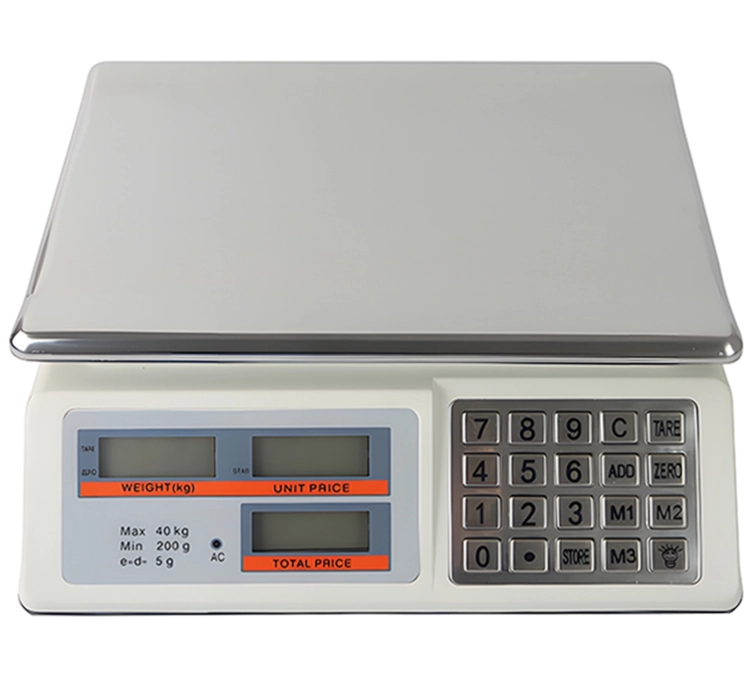 Waga sklepowa do 40 kg z bezprzewodowym działaniem, elektroniczna wagPRO-S40A