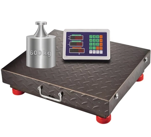 Waga elektroniczna platformowa do 600 kg z wyświetlaczem i WIFI 433 mHz do 20 metrów, solidna wagPRO-W600