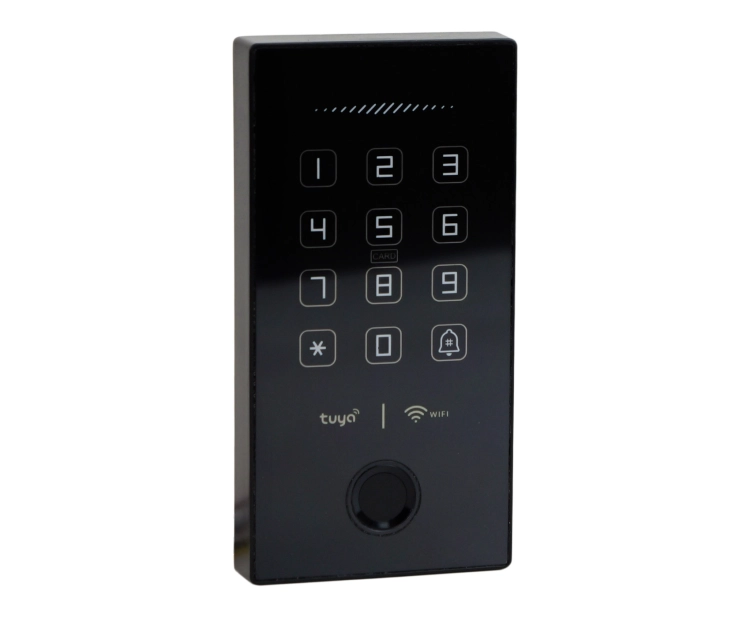 Zamek kodowy do drzwi na kartę RFID 13,56 mHz, hasło i odcisk palca, WIFI, SecureEntry-AC200