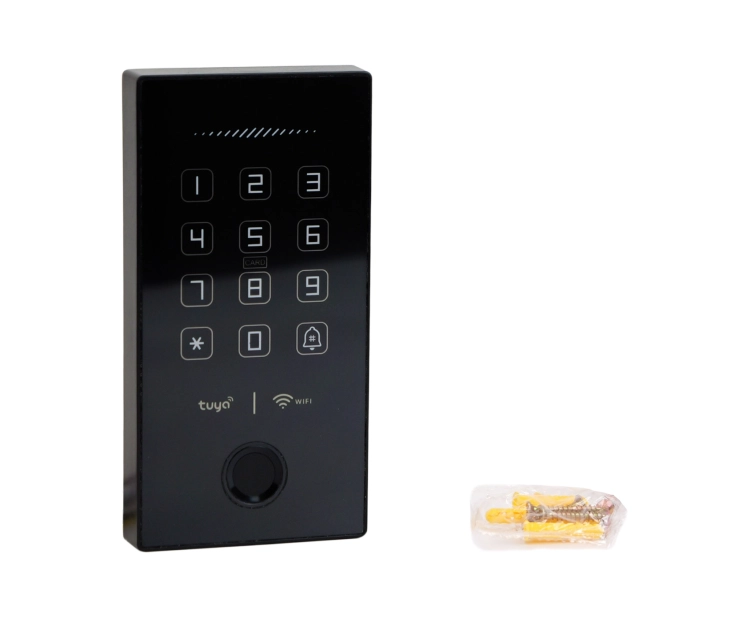 Zamek kodowy do drzwi na kartę RFID 13,56 mHz, hasło i odcisk palca, WIFI, SecureEntry-AC200