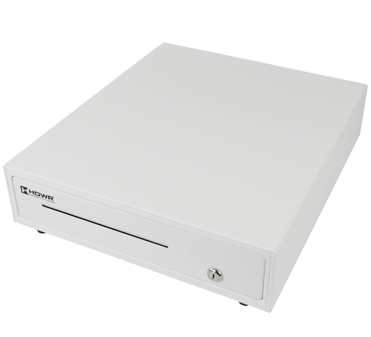 Szuflada na pieniądze zamykana na klucz w kolorze białym HD-KER35W