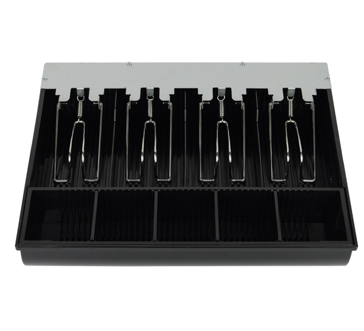 Szuflada na bilon i banknoty z wyciąganym organizerem, biała, pojemna HD-KR33W