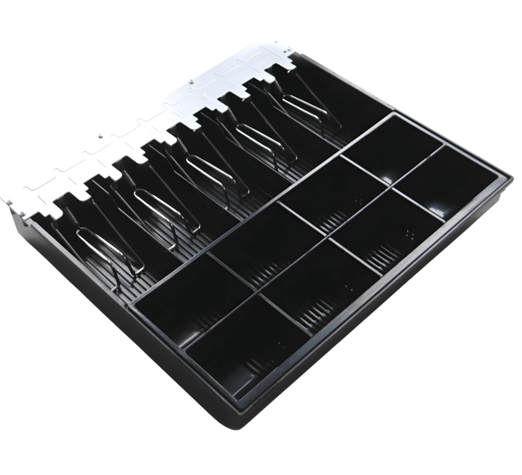 Organizer na pieniądze z 5 przegrodami na banknoty i 8 na monety, solidny i pojemny HD-WS41