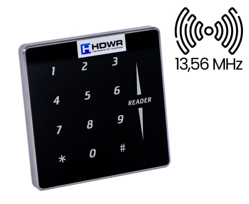 Zamek szyfrowy do drzwi na kartę RFID 13,56 mHz i kod PIN do kontroli dostępu SecureEntry-AC800HF