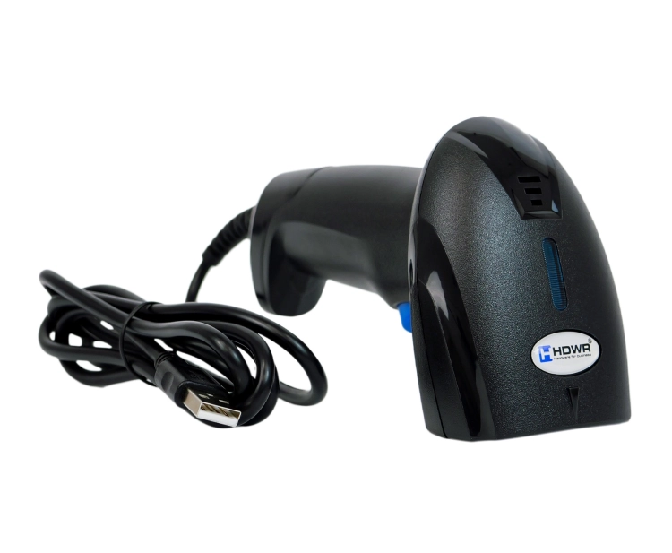 Czytnik kodów kreskowych USB, przewodowy z możliwością ustawienia dowolnego znaku jako prefiks i sufiks HD10