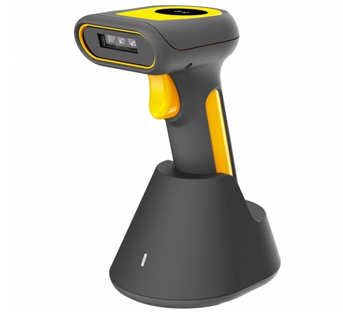 Skaner QR i kodów kreskowych ze stacją dokującą i zapisem kodów we wbudowanej pamięci, WIFI i Bluetooth HD4200