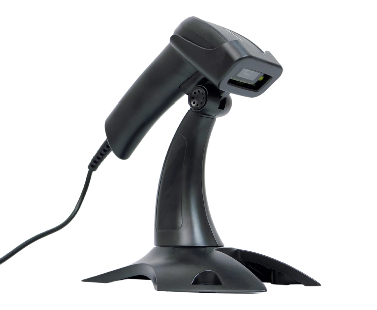 Czytnik kodów kreskowych z podstawką i automatycznym skanowaniem, przewodowy USB, Virtual COM HD26A