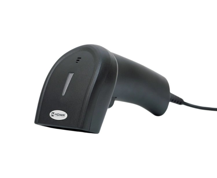 Skaner kodów kreskowych z podstawką, przewodowy USB, Virtual COM, odczyt z ekranów LCD HD26A