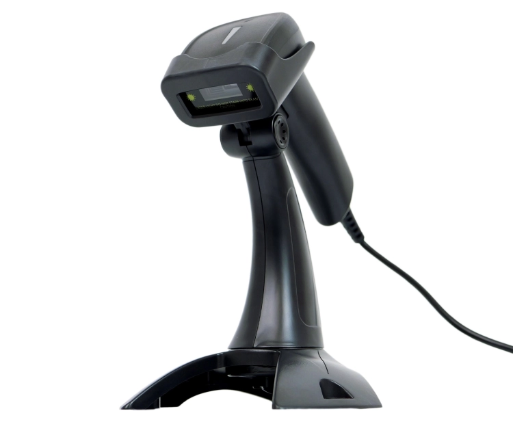 Skaner kodów kreskowych z podstawką i odczytem z ekranów LCD HD26A